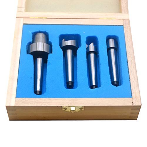 Oudtinx Woodworking Wood Lathe Drive Center 4pc Set, 1MT Mount - Image 1