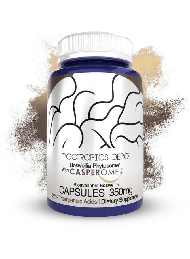 Nootropics Depot كبسولات نوتروبيكس ديبوت بوسويليا فيتوسوم | 350 ملغ | كاسبيروم | 25% أحماض تريترينويك | بوسويليا سيراتا | لبان | صحة المفاصل | 30 حبة - Image 1