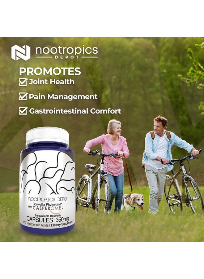 Nootropics Depot كبسولات نوتروبيكس ديبوت بوسويليا فيتوسوم | 350 ملغ | كاسبيروم | 25% أحماض تريترينويك | بوسويليا سيراتا | لبان | صحة المفاصل | 30 حبة - Image 3