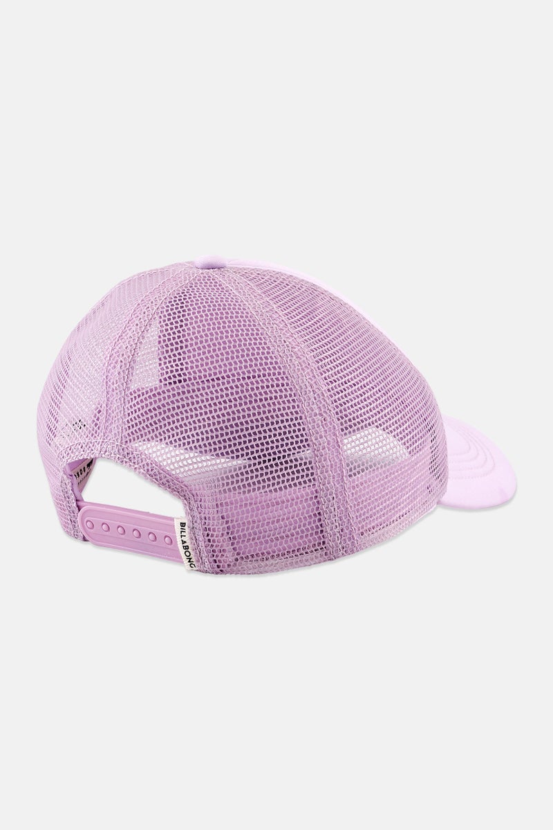 Billabong Kids Girl Brand Logo Cap, Lavender  - Image 2
