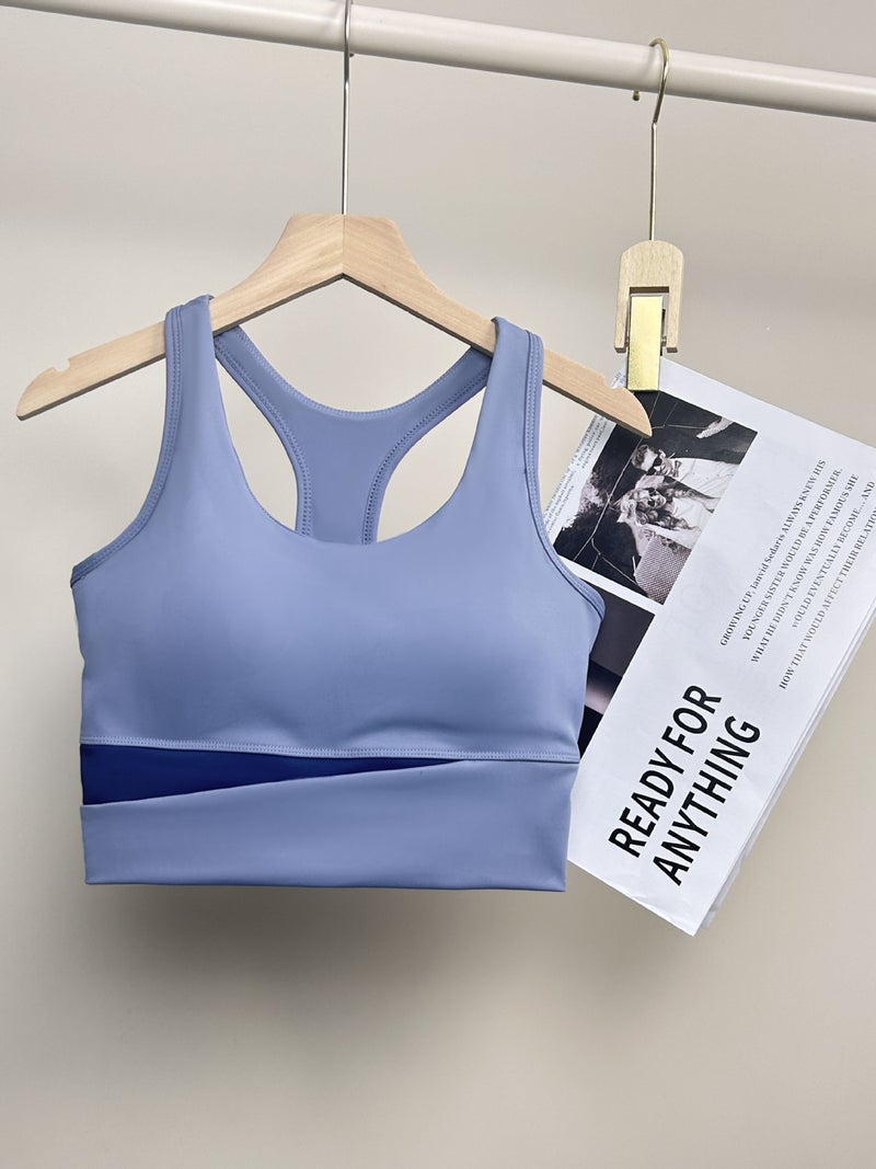High-Elasticity Shockproof Outerwear Bra For Women, Suitable For Summer Running, Fitness, Sports, And Yoga, With High Elasticity And Shock Absorption - Image 2