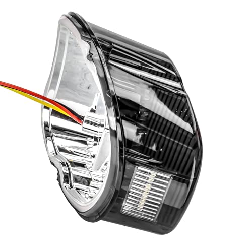 Eagle Lights Strobing LED Brake Light for Harley Davidson Motorcycles with Bottom License Plate Window - Smoked - Image 5