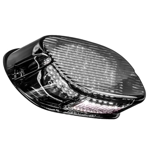 Eagle Lights Strobing LED Brake Light for Harley Davidson Motorcycles with Bottom License Plate Window - Smoked - Image 3