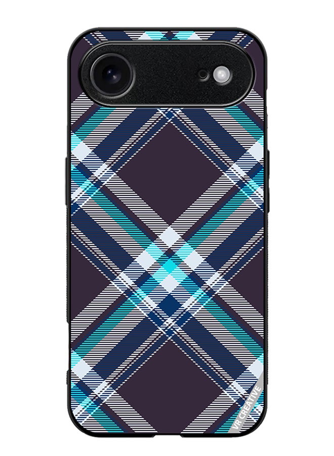 Protective Case Cover For Apple iPhone 17 Air Checkered Design Multicolour