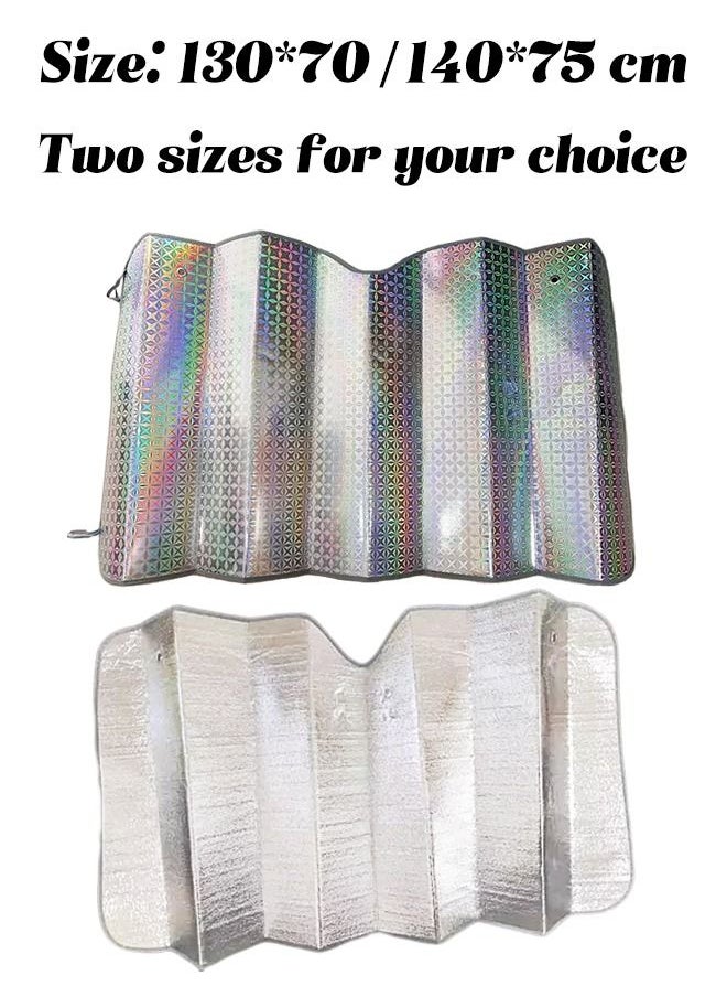Mi VAZA - Car Windshield Sun Shade - Foldable Sunshade - UV protection - Keep Vehicle Cool - 140x75cm - Image 1