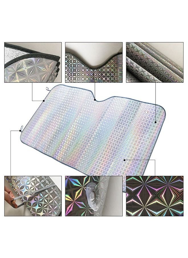Mi VAZA - Car Windshield Sun Shade - Foldable Sunshade - UV protection - Keep Vehicle Cool - 140x75cm - Image 1