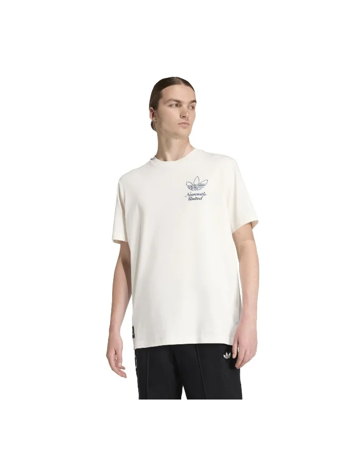 adidas Nufc Icon Gr Te White Football T-Shirts For Men XS