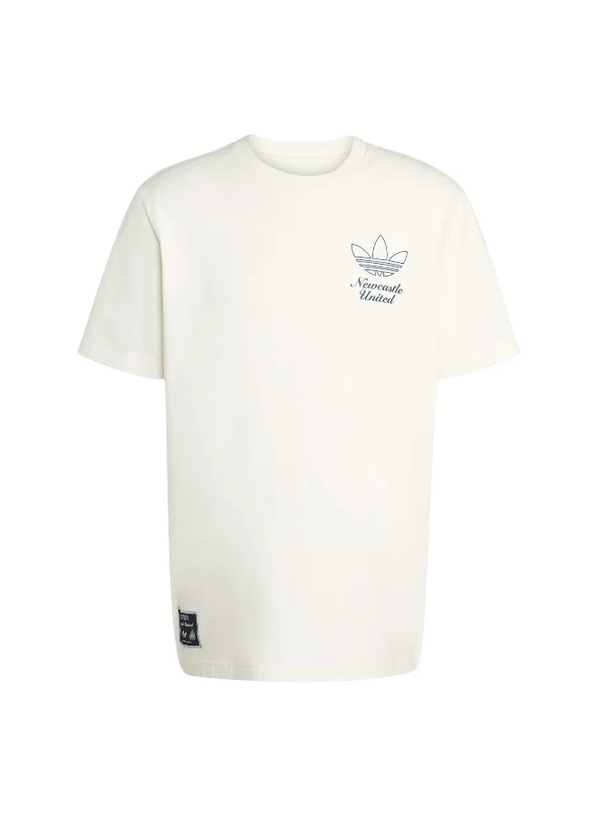 adidas Nufc Icon Gr Te White Football T-Shirts For Men XS