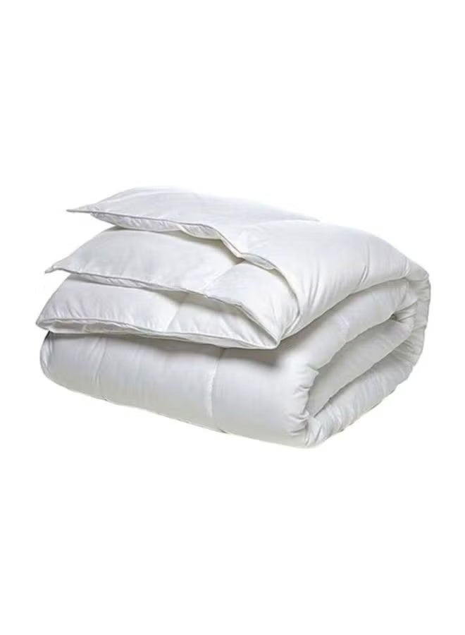 Comfy Duvet Down Comforter Cotton Blend White 160x210cm