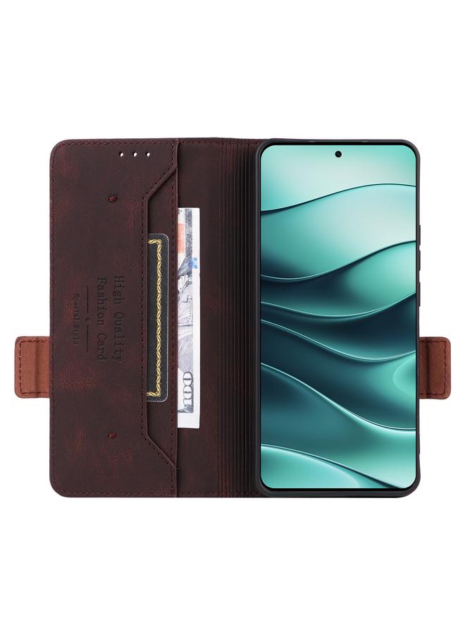erorex Case For Redmi Note 14 5G Magnetic Clasp Leather Phone Case - Image 4