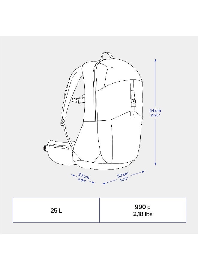 Quechua Quechua BY DECATHLON,25L Hiking Backpack MH500 - Khaki  - Image 3