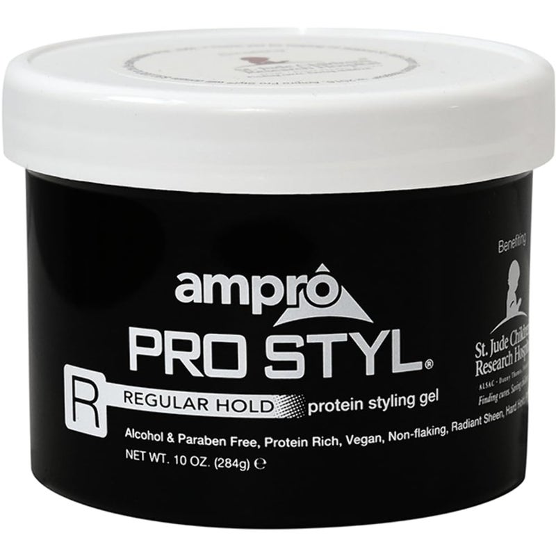 Ampro Pro Styl Protein Styling Gel – Super Hold Hair Gel, 10 oz - Image 5