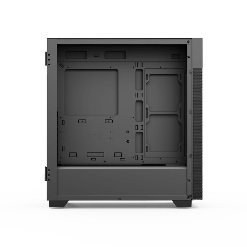 Rosewill FBM-X7 ATX Mid Tower Case - Hinged Tempered Glass Side Panel, High Airflow, 4X PWM ARGB Fans, Pre-Installed 650W 80+ Gold ATX 3.1 Power Supply - Black - Image 4