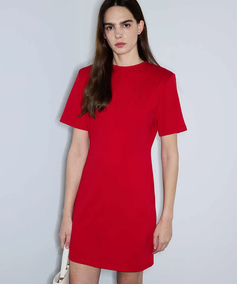 Ipekyol Padded-Shoulder Jersey Dress