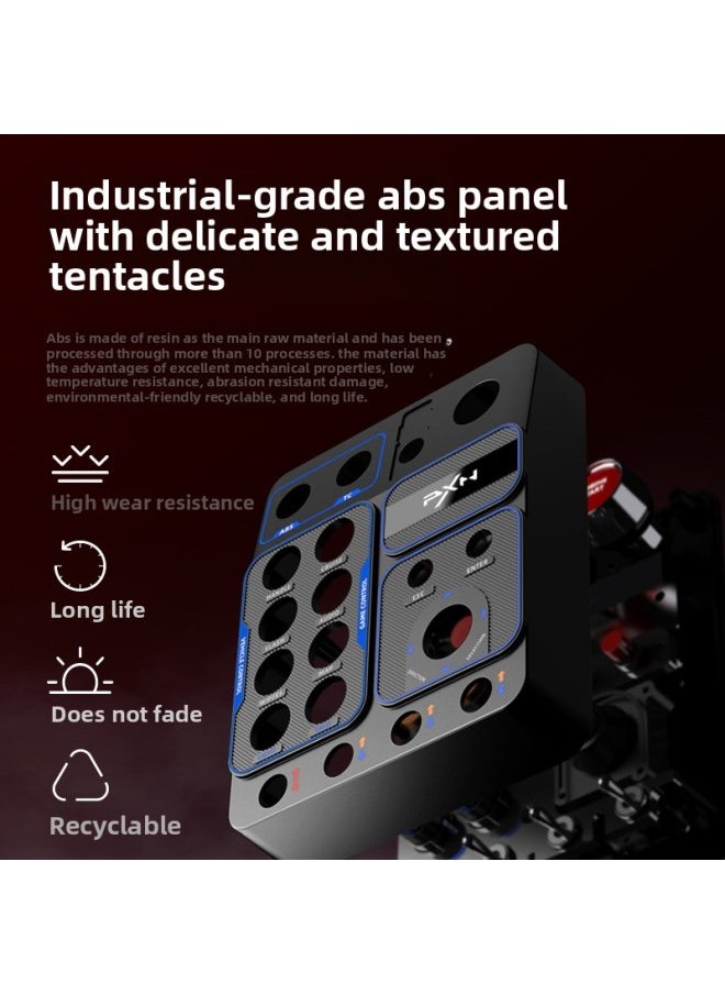 Generic Lestat CB1 Racing Simulator Central Control Box Multi-function Button RGB Light Special Effects European Truck Simulation-Product Color:Black  - Image 3