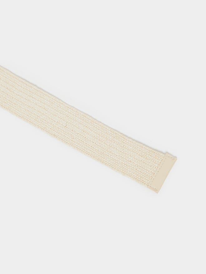 Styli Styli Beige Jute Solid Belt  - Image 5