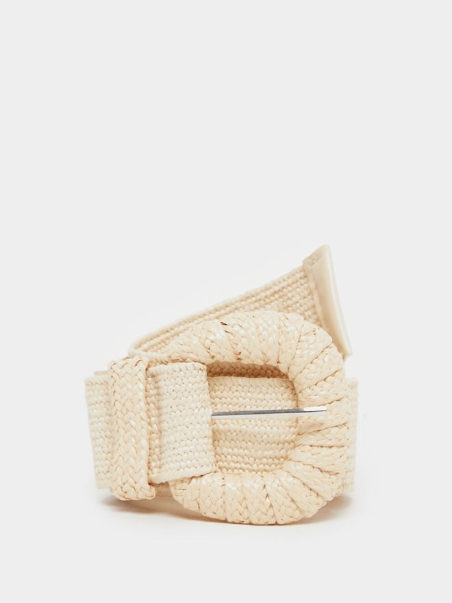Styli Styli Beige Jute Solid Belt  - Image 1