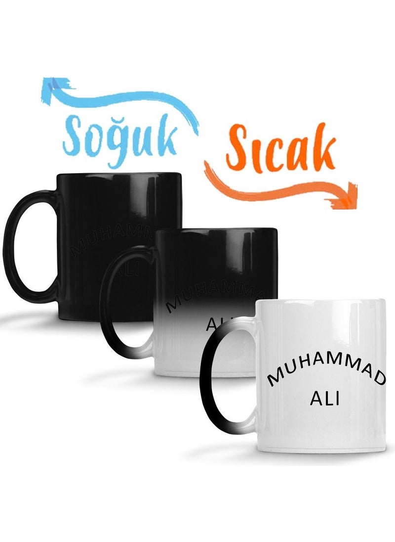Baskı Dükkanı Print Shop Muhammad Ali Boxing Writing Magic Mug Porcelain 