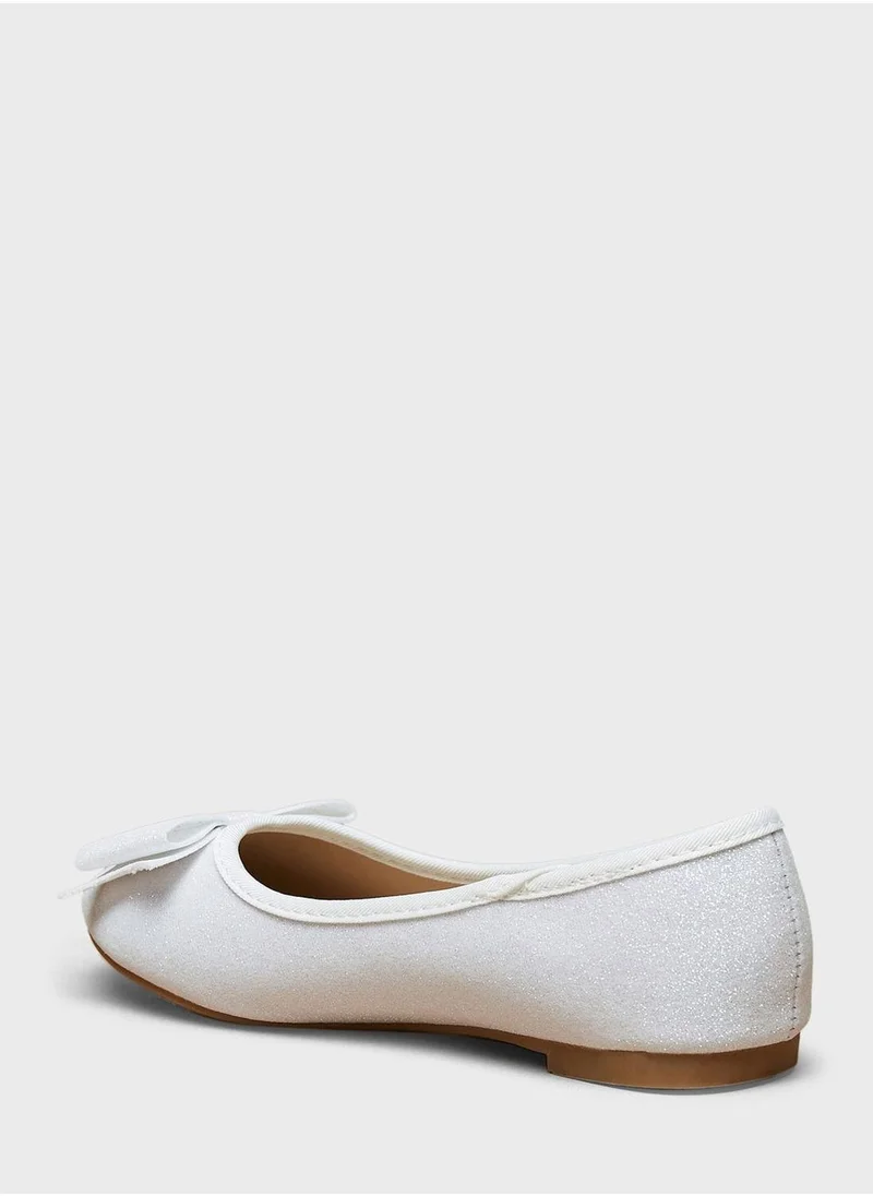 شو اكسبرس Kids Bow Detail Ballerinas