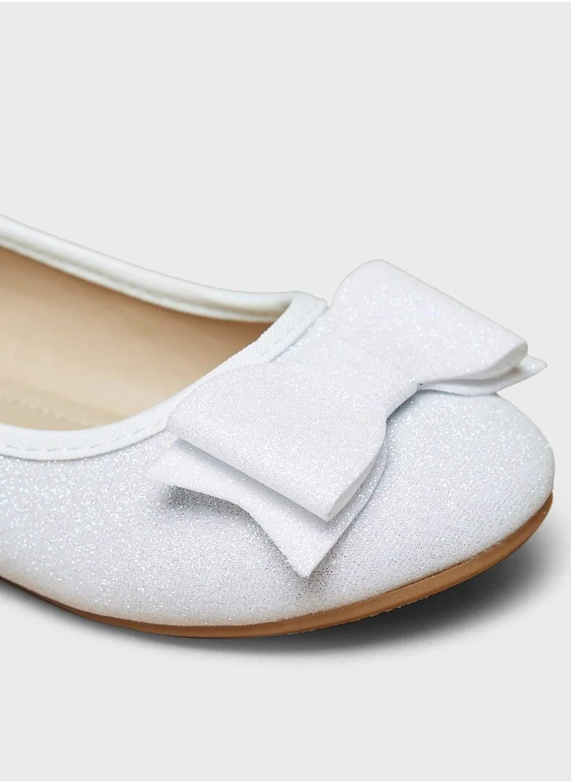 شو اكسبرس Kids Bow Detail Ballerinas