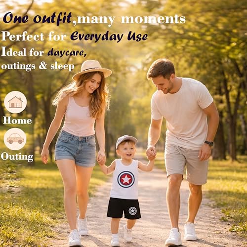 Fareto Baby Boys & Girls Summer Wear T -shirt & Shorts Set | Dres Clothing Set (Pack of 5) (3-4 Years) - Image 2