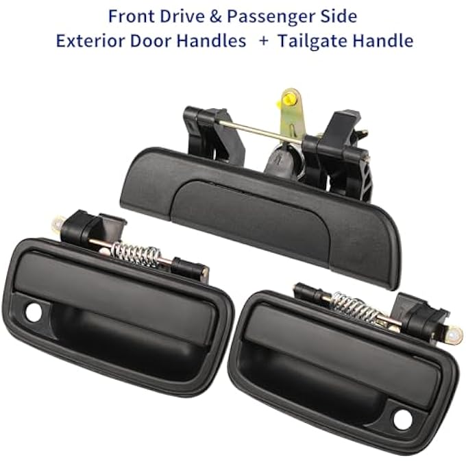 rayihni Exterior Door Handle  Interior Door Handle Set Compatible With 19952000 Toyota TacomaReplaces 6922035020 69210350206909035010 - Image 3
