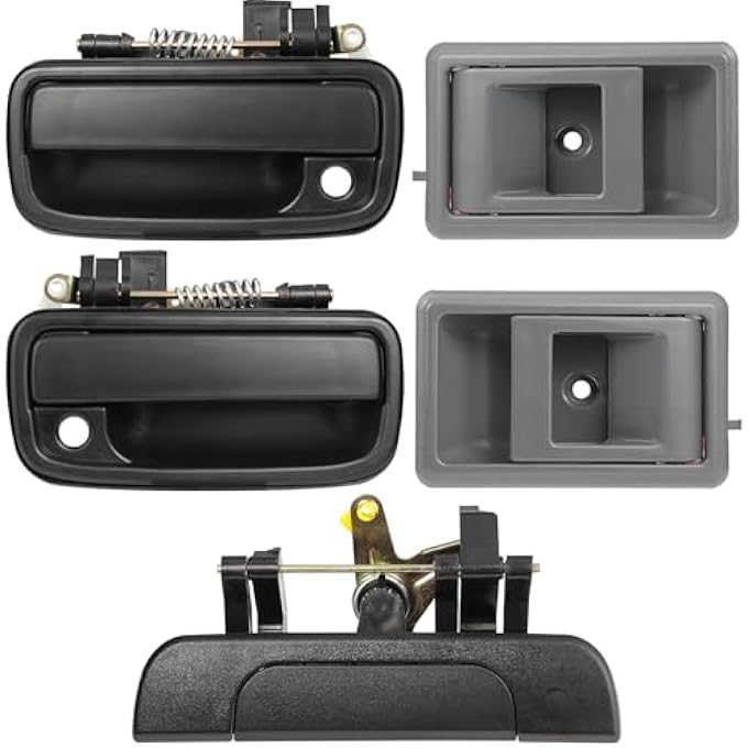 rayihni Exterior Door Handle  Interior Door Handle Set Compatible With 19952000 Toyota TacomaReplaces 6922035020 69210350206909035010 - Image 1