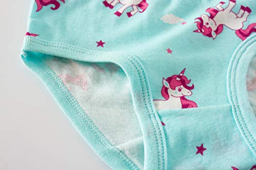 Boboking Little Girls' Undies Kids Soft 100% Cotton Panties Underwear (Pack of 6) 5-6yrs Pink - Image 3