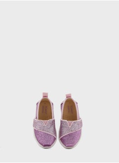 TOMS Kids Iridescent Glimmer Slip Ons  - Image 4