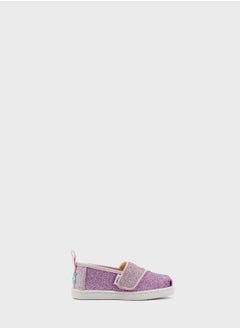 TOMS Kids Iridescent Glimmer Slip Ons  - Image 1