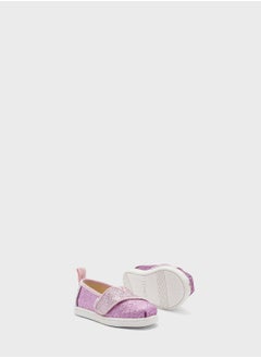 TOMS Kids Iridescent Glimmer Slip Ons  - Image 3