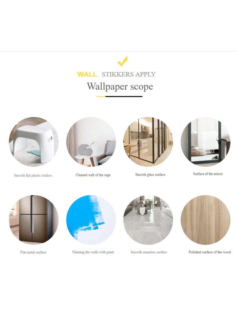 Anna 45cm x 10m Self-Adhesive Waterproof PVC Decorative Wall Sticker - Image 3