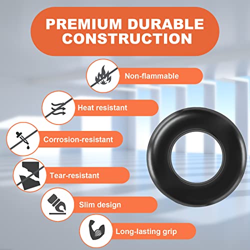 PHSZZ PSHZZ 280 PCS Rubber Grommets Kit, Rubber Hole Grommet Gaskets Assortment for Wiring, Wire, Automotive, Firewall, Sheet Metal, Hardware Repair, 8 Sizes 1/4" 5/16" 3/8" 7/16" 1/2" 5/8" 7/8" 1" - Image 3