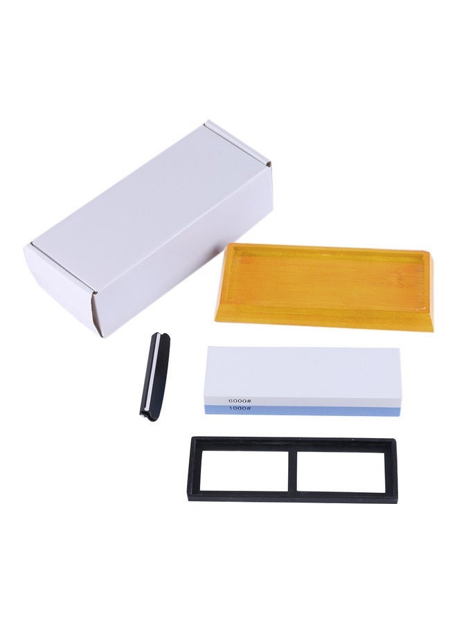 NIBEMINENT 1000/6000 Grit Double-Sided Sharpening Stone Multicolour 24.00 X 6.50 9.50cm - Image 3