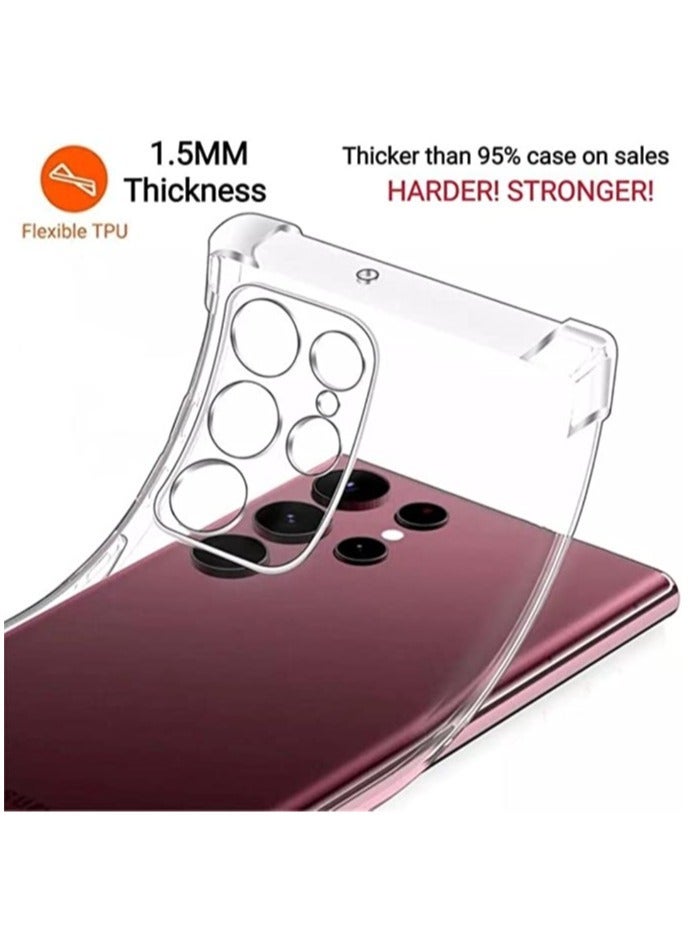 ELTRAZONE Samsung Galaxy S23 Ultra Clear Back Cover Case, Ultra Clear, Best Camera Protection Anti-Slip Grip | Slim & Protective Back Case Cover for Samsung Galaxy S23 Ultra ClearMany mobile phone cases are des - Image 2