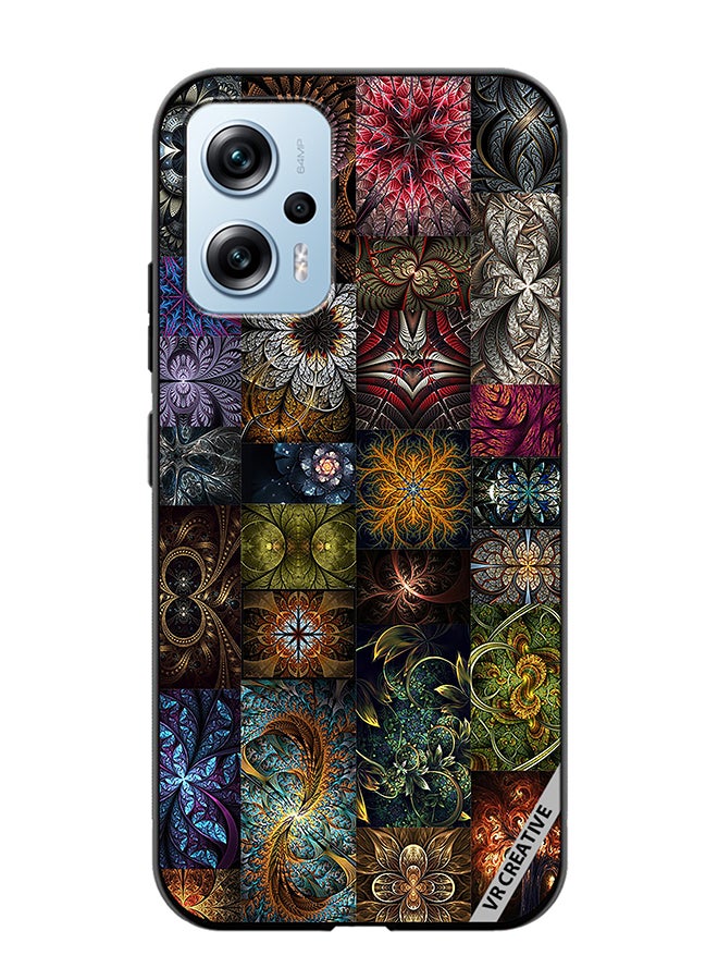 VR CREATIVE Protective Case Cover For Xiaomi Poco X4 GT 30 Mind Blowing Pieces Of Algorithmic Fractal Art Design Multicolour - Image 1