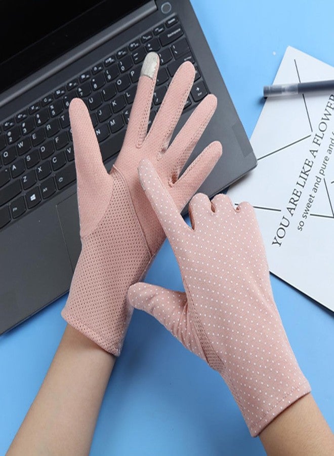 إيوهاك قفازات إيوهاك النسائية للحماية من أشعة الشمس فوق البنفسجية، قفازات كاملة الأصابع لركوب الدراجات، قفازات صيفية خارجية - Image 3