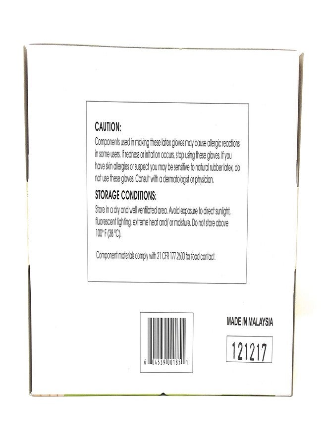 Emerald Digi-Gloves, Powder Free Disposable Latex Gloves (Medium) - Image 2