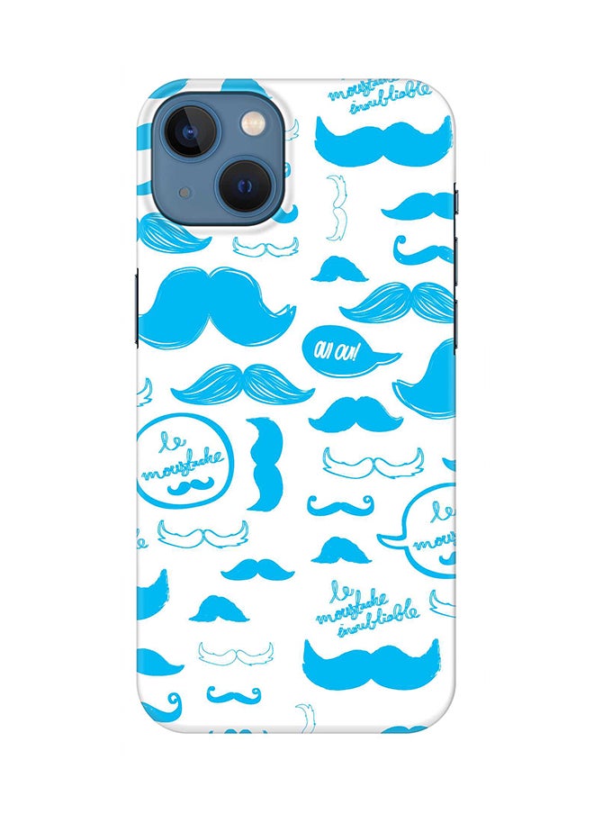 Stylizedd - Case for Apple iPhone 14 Plus Case Slim Snap Classic Series Mobile Cover Hard PC Shield Matte Finish Print - Le Moustache - Image 1