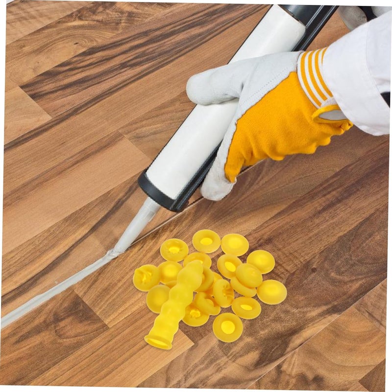 Gadpiparty 60pcs Caulk Caps Caulk Tube Sealers for Sealing Protecting Nozzles from Drying for Home Projects and Crafts Easy to Use - Image 4