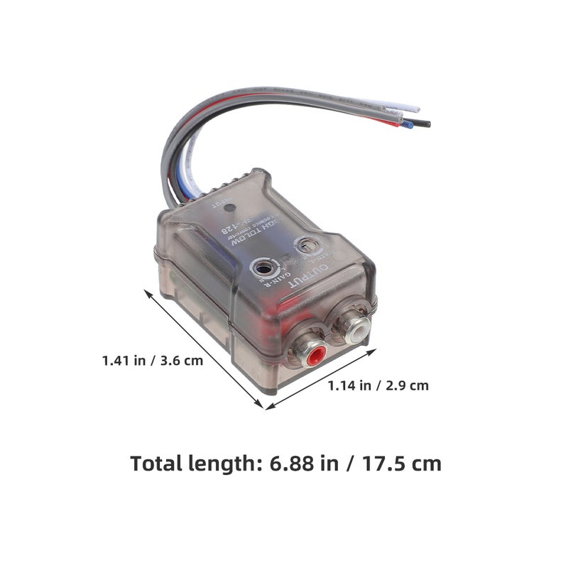 Stereo Adapter for Car Audio System with Subwoofer Amplifier and High Low Converter - Image 2
