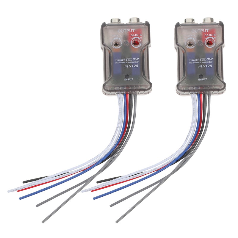 Stereo Adapter for Car Audio System with Subwoofer Amplifier and High Low Converter - Image 1