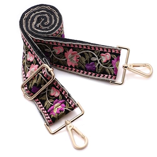 S-Jacorry Purse Strap Replacement Crossbody Wide Shoulder Strap Adjustable Canvas Straps Handbag Strap Replacement Belts - Image 3