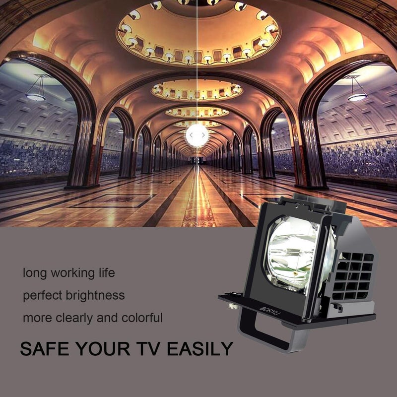BORYLI Replacement lamp 915B441001 for MISUBISHI WD-65738 WD-65638 WD-73C10 WD-73838 WD-73738 WD-60638 WD-65C10 - Image 2