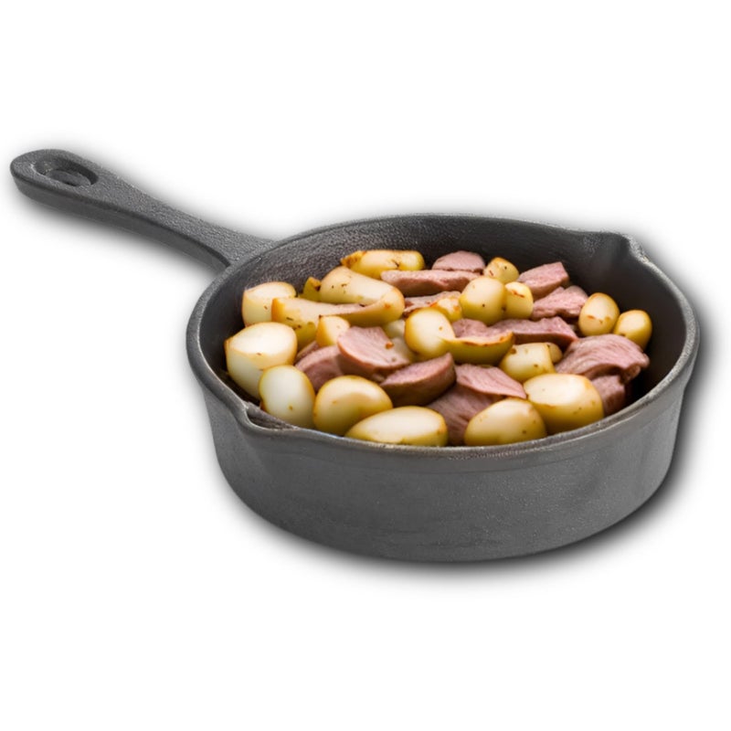 TableCraft Cast Iron Mini Skillet, 11 oz, Black - Image 1