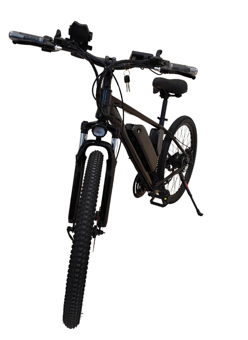 Winner Sky Electric Cycle with 500W Motor, 36V 10Ah Battery – 35-40KM Range, Gear Shifter, Manual Pedals, Glove Box – Hybrid E-Bike for Adults, Mountain & City Commute – Powerful & Stylish Ride  - Image 1