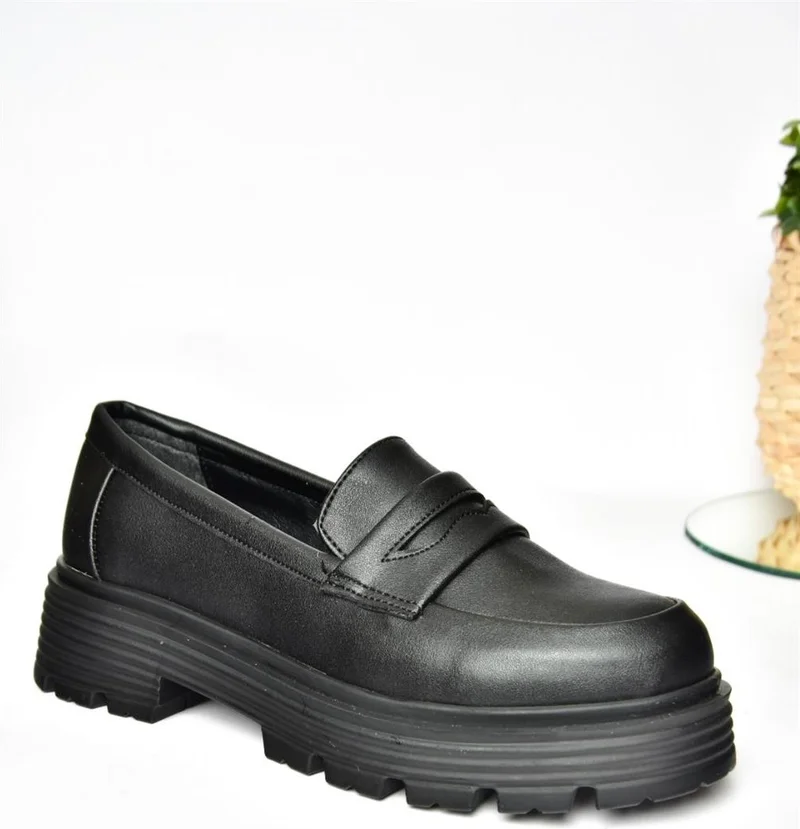 فوكس شوز R996092009 Black Thick Soled Casual Women's Shoes