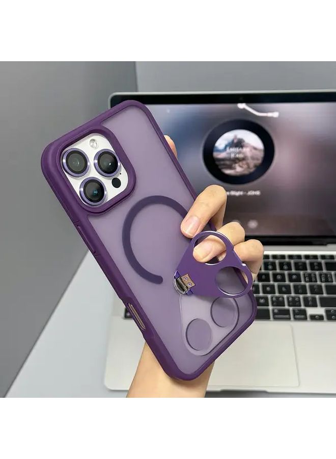Mixed Color Magnetic Stand Ring Phone Case For iPhone 13 - Image 1