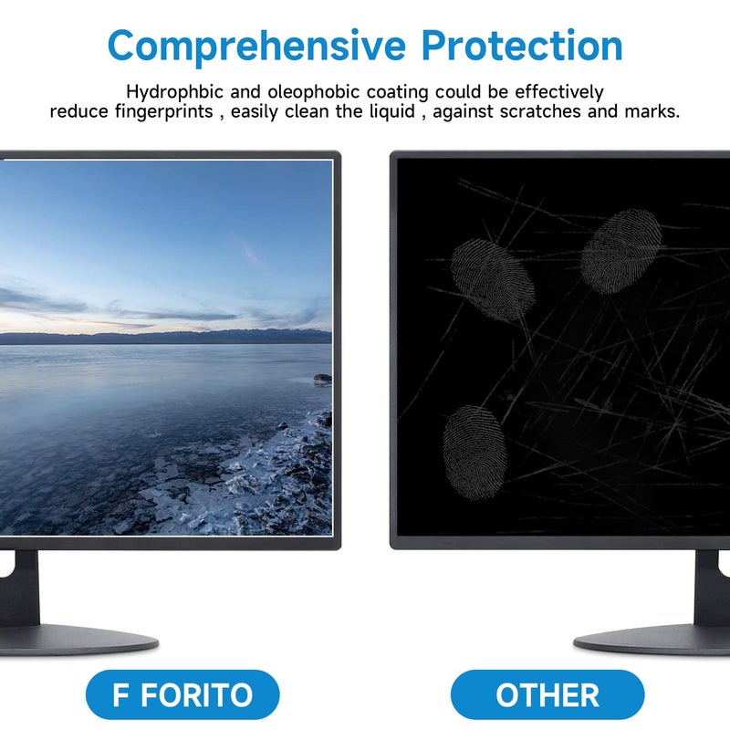 FFORITO F FORITO 2-Pack 23 inch Anti Glare Matte Computer Screen Protector for 16:9 Monitor, Computer Screen Cover Compatible with 23" Acer/ASUS/HP/Dell Desktop - Image 3
