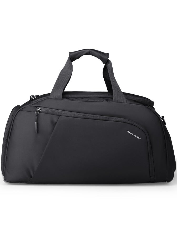 مارك رايدن حقيبة سفر مارك رايدن - للرجال - حقيبة جيم  لتر مع جيب حذاء وحزام قابل للإزالة وقماش أكسفورد مقاوم للماء - Image 1
